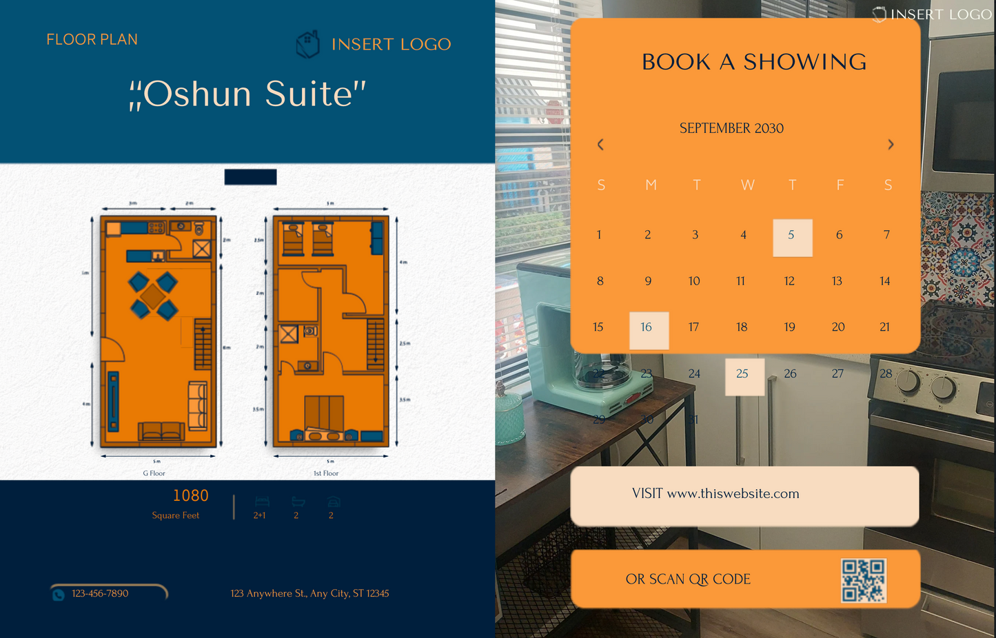 Rental Property Template- Leasing Brochure