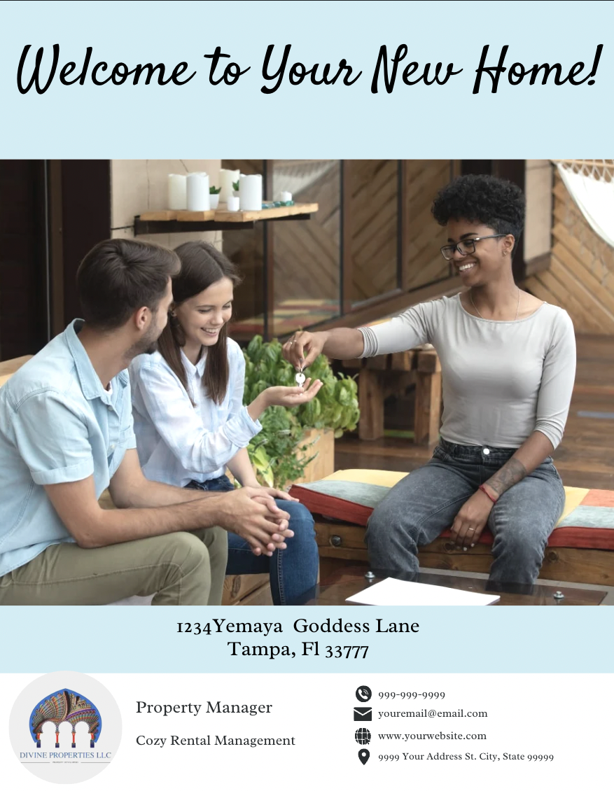 Property Management Template- Tenant Welcome Guide