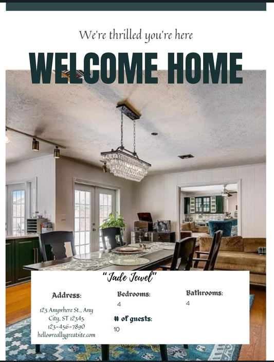 Welcome Guide Templates &  Binder